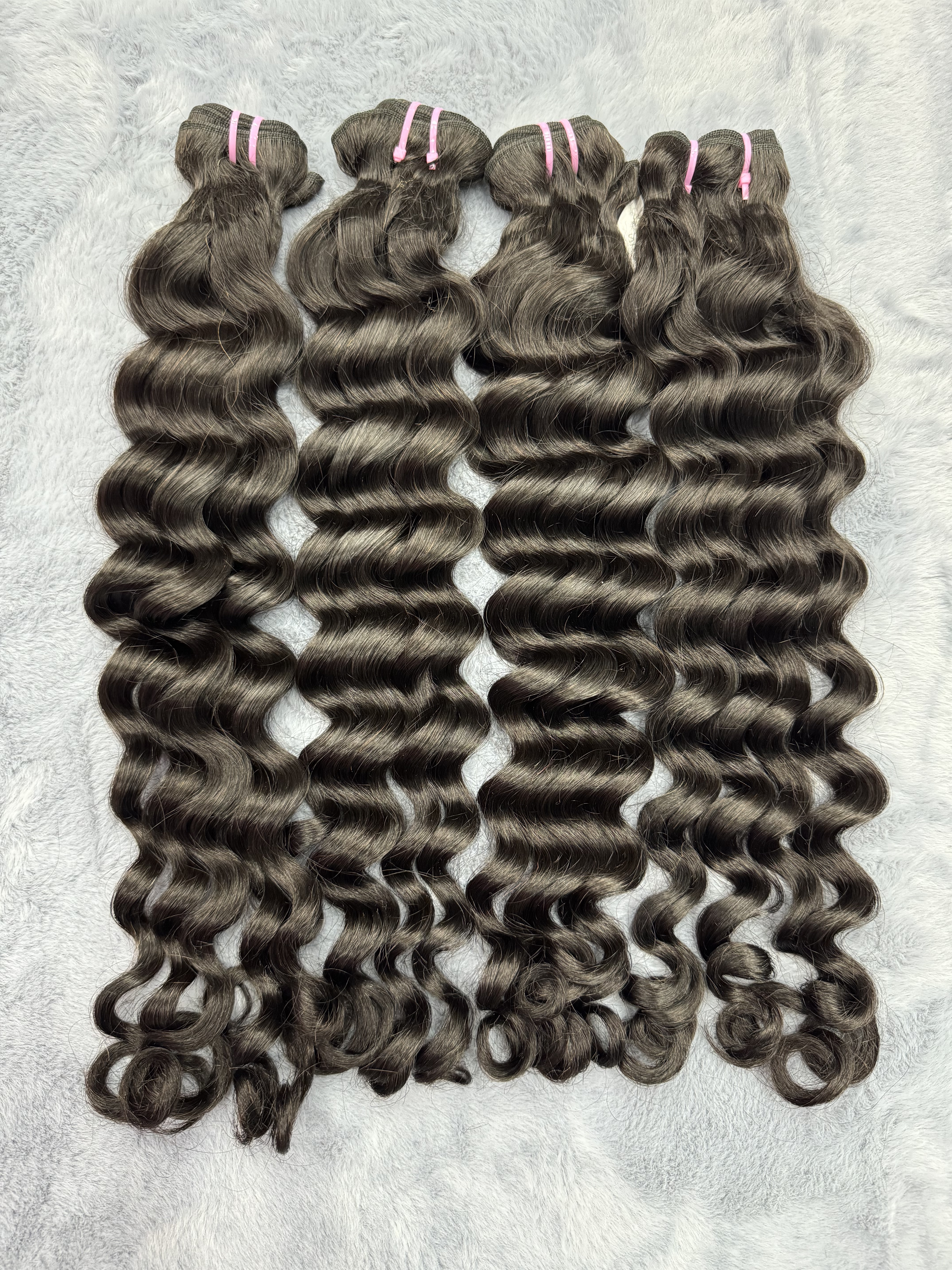 4PCS Loose Deep Top Vrigin Hair Bundles | 12–30 Inch |Boruihair | 100% Human Hair