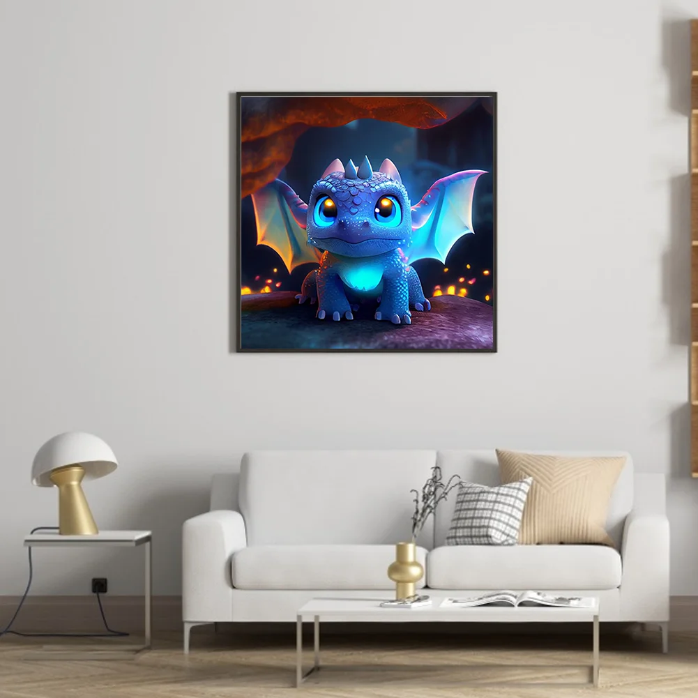 Diamond Painting - Full Round Drill - Pterosaur(Canvas|30*30cm)