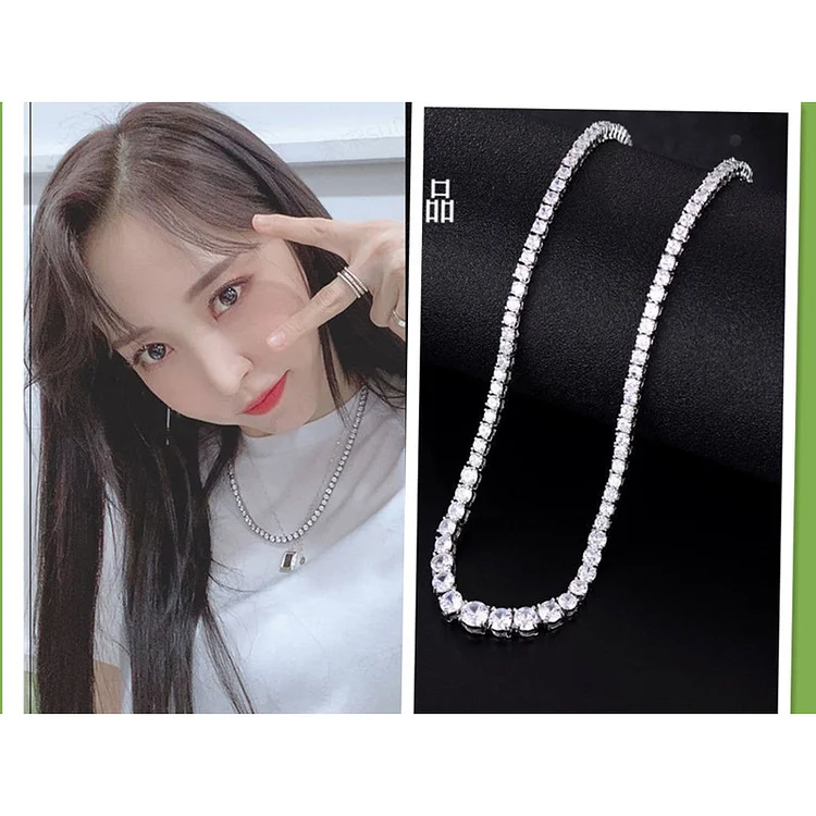 MAMAMOO Moonbyul Same Necklace