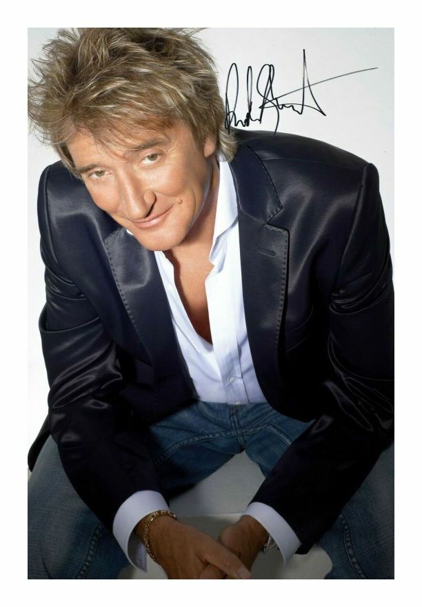 ROD STEWART AUTOGRAPH SIGNED PP Photo Poster painting POSTER