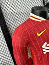 2024/2025 Long Sleeve Liverpool Home Player Version Football Shirt 1:1 Thai Quality