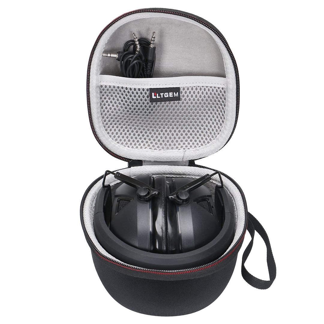LTGEM EVA Hard Case for Peltor Sport Tactical 100&300 & 500 Electronic Hearing Protector - Travel Carrying Storage Bag