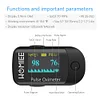 >SALE<Digital Finger Pulse Oximete 4 Directions Mini Household Health Monitors (Black)