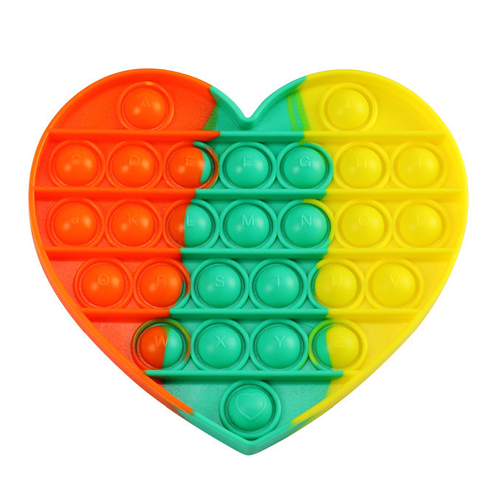 

Heart Mixcolor - Pop It Fidget Toy, 501 Original