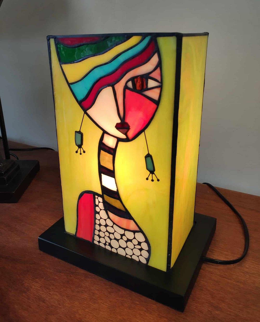 Tiffany Ethnic Table Lamp (Abatjour Tiffany Etnica)