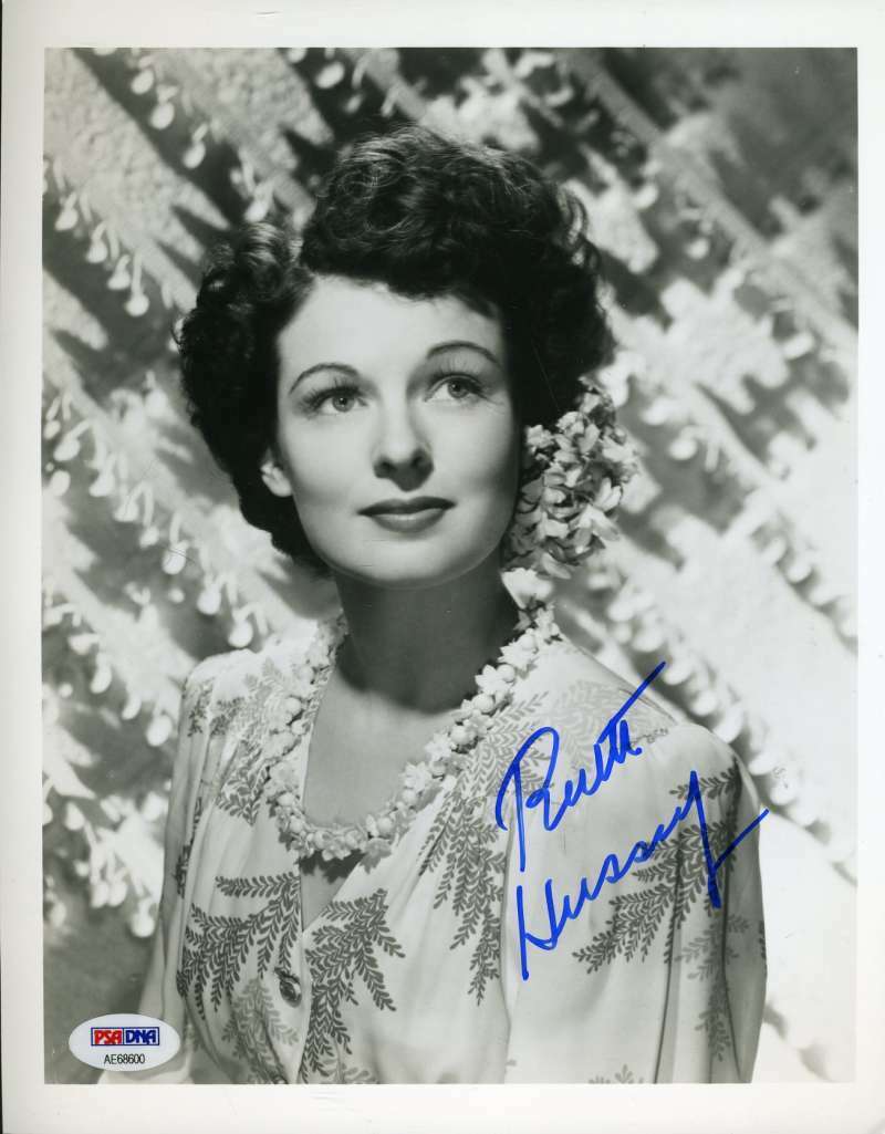 Ruth Hussey Psa Dna Hand Signed 8x10 Photo Poster painting Original Autograph