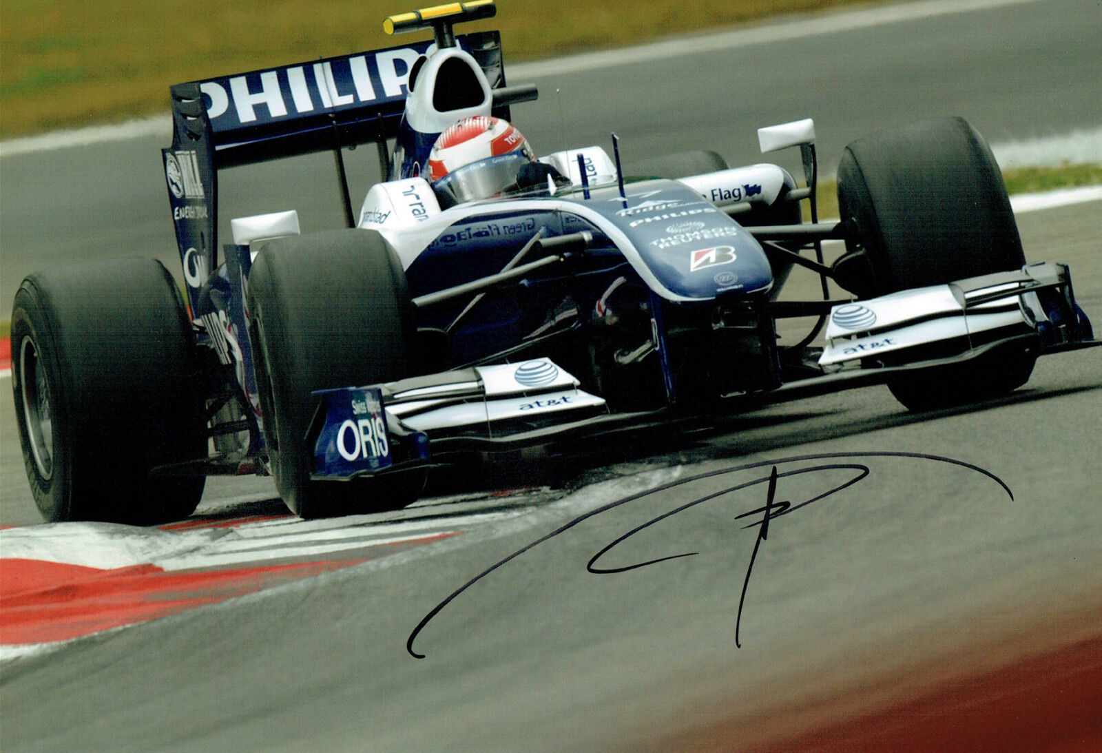 Kazuki NAKAJIMA Signed 12x8 Williams F1 Photo Poster painting Autograph AFTAL COA