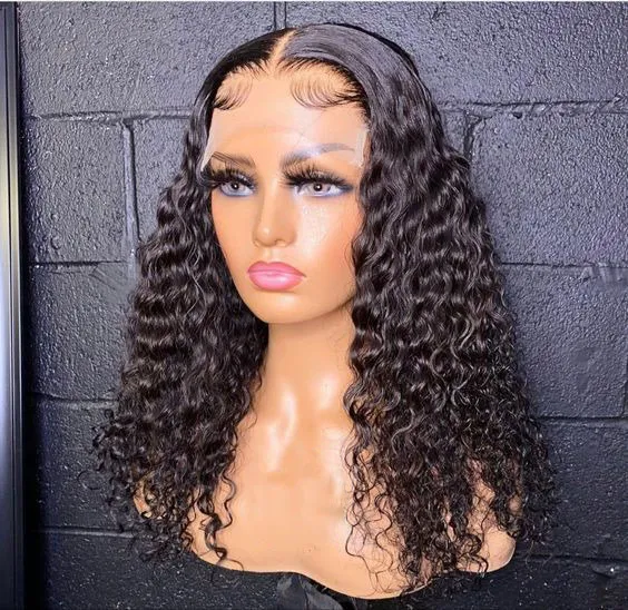 Wignee Water Wave 200% Density 4x4 5x5 HD Lace Closure Human Hair Wigs Wignee hair