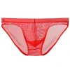 Low Waist Mesh Ultra-thin Transparent Sexy Briefs