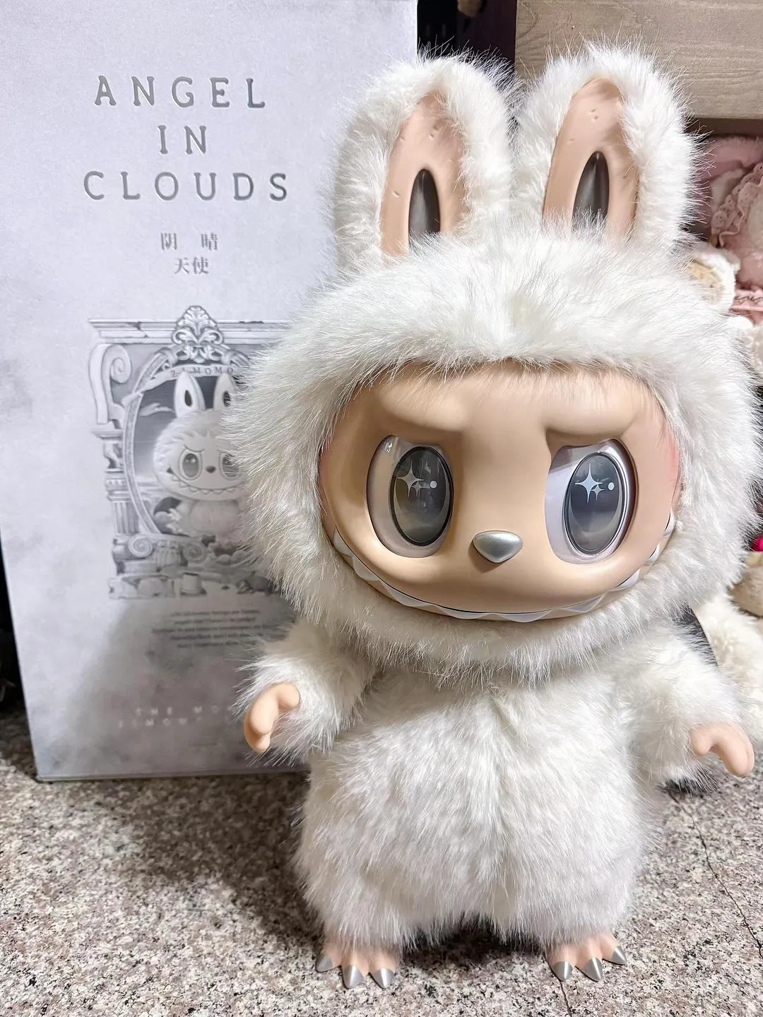 Archangel labubu vinyl doll labubu big leader 58cm bubble tide play gift high quality