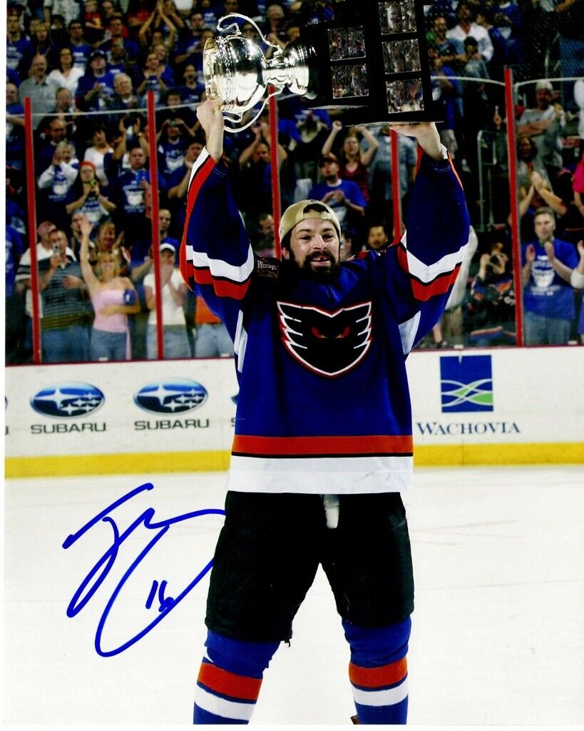 Jon Sim Signed - Autographed Adirondack Phantoms 8x10 inch Photo Poster painting