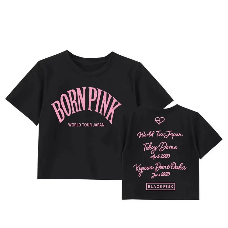 BLACKPINK World Tour BORN PINK JAPAN Same Logo T-shirt