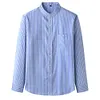  Gioiacombo&trade; Camicia a maniche lunghe a righe casual da uomo