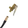 Car Tire Air Chuck Brass Inflator Pump Valve Clip Clamp Connector Adapter Nozzle