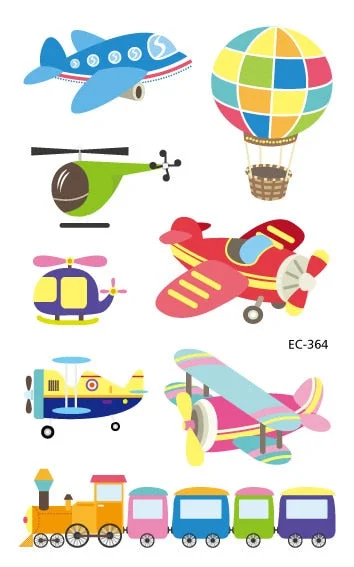 Cool Cartoon Temporary Red Card Tattoo Sticker for Boy Child Tattoo Kids Body Art Water Transfer Fake Tattoo Decals 120*75mm