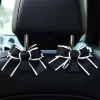 Polka Dot Bowknot Car Backseat Hanger Hooks for Bags and Purse
