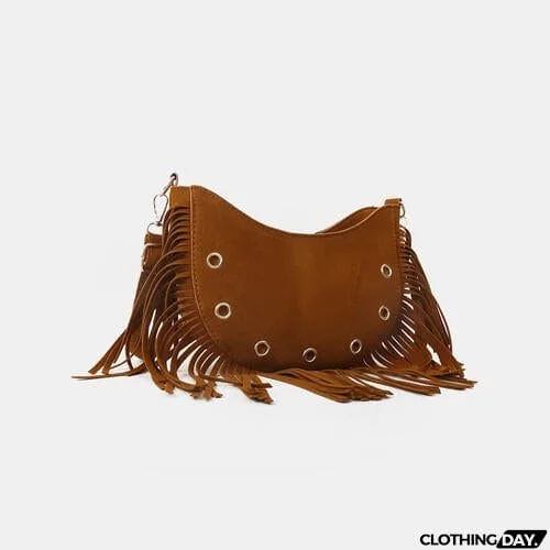 Fringe Detail Crossbody Bag