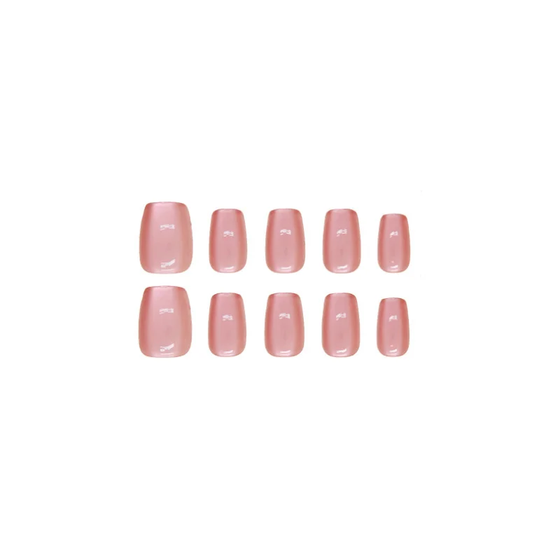 Churchf Churchf Nail Powder Removable Nail Cat Eye Simple Nail Patch Clear Nail Code