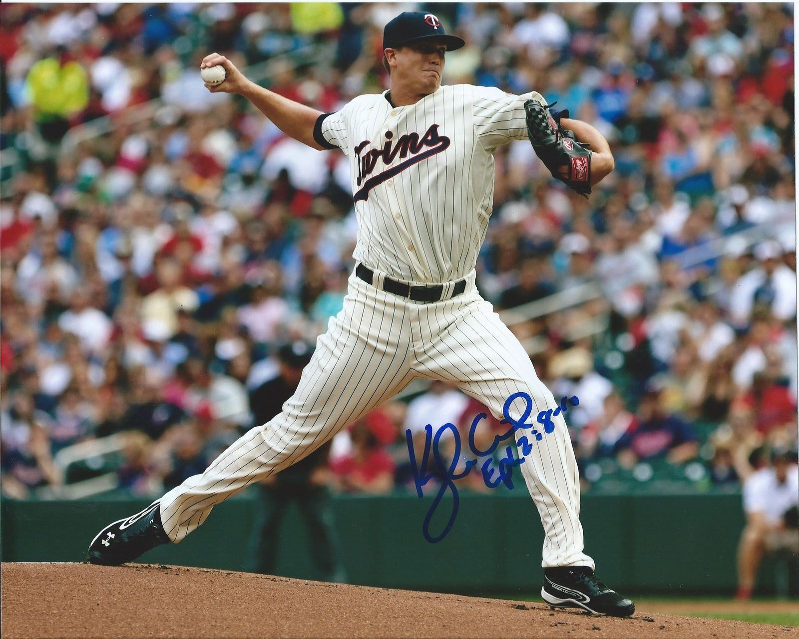 KYLE GIBSON signed autographed MINNESOTA TWINS 8x10 Photo Poster painting W/COA