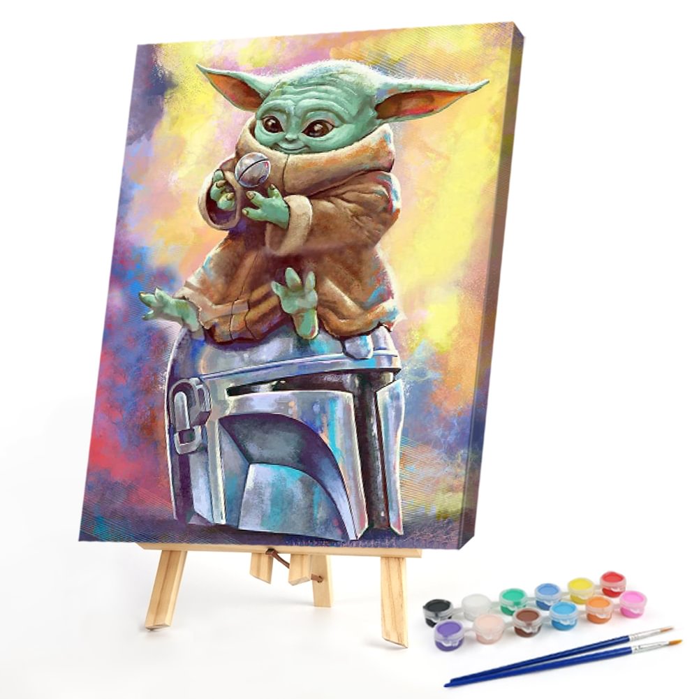 Baby Yoda Paint By Numbers Kit(40x50cm)