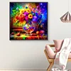Diamond Painting -DIY Full Round Drill Flowers Oil Painting(40*40CM）