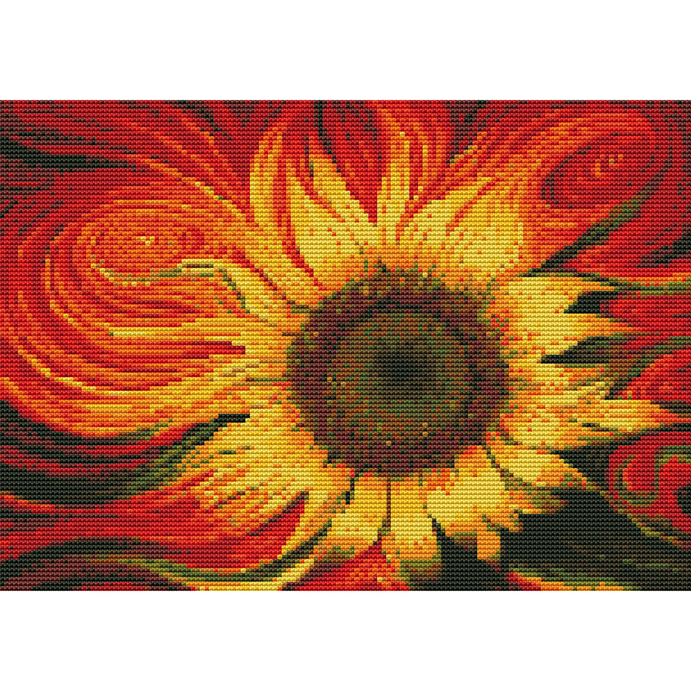 

Sunflower - 11CT Stamped Cross Stitch - 30*40CM, 501 Original