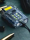 COB+SMD LED Camping Work Light Rechargeable Mini Flashlight Hat Clip Torch Light
