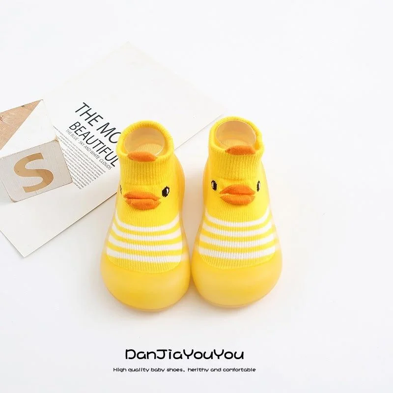 Baby Boy Girl Shoes Autumn Winter Spring Infant Nonslip Sock Kid Soft Rubber Sole Sock Toddler Shoes Anti-slip Floor Socks Shoes