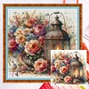 Flower Lantern - 11CT Counted Cross Stitch - 40*40cm - Flower