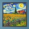 Diamond Painting-5D Full Round Drill Rural Scenery(40x40cm)
