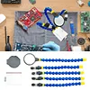 Octopus Welding Clamp with 5X Magnifier&Base 1/4In Thread Welding Auxiliary Tool