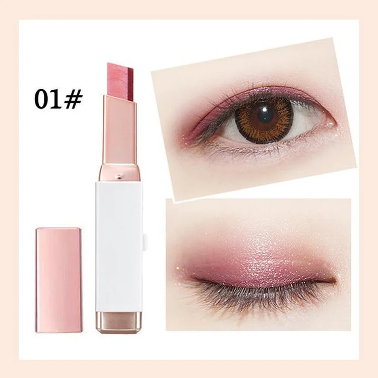 Two-color Shimmer Eyeshadow Stick