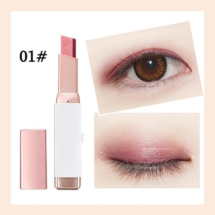 Two-color Shimmer Eyeshadow Stick