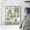 Bunny And Easter Eggs-14CT Stamped Cross Stitch 41*53cm/16.14*20.87in tapestrymarket