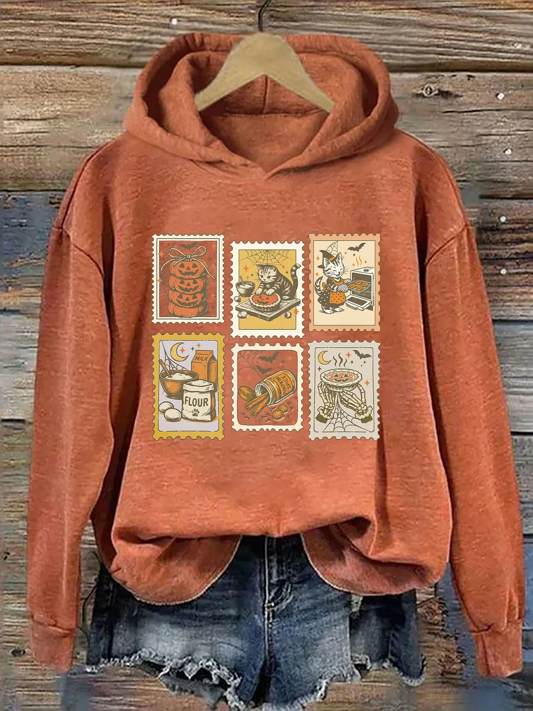 Spooky Cat Halloween Hoodie