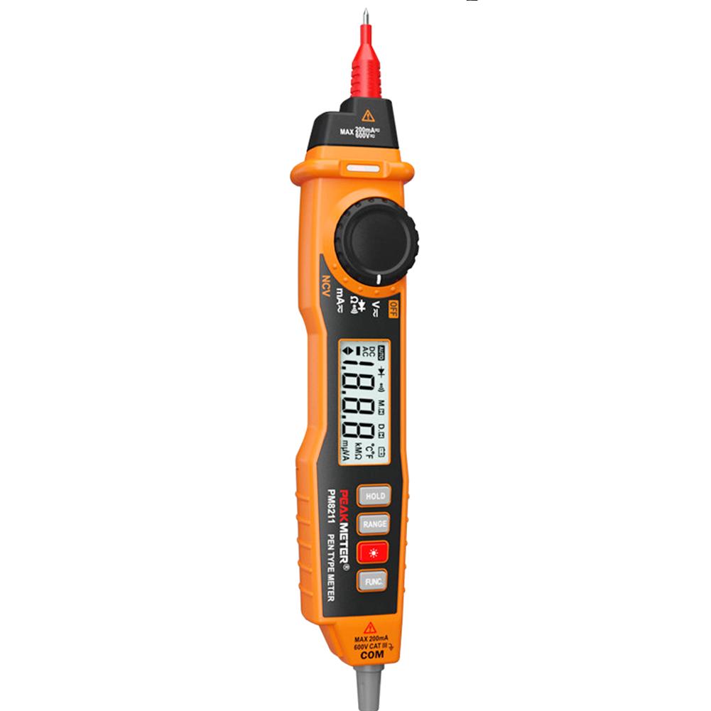 

PEAKMETER MS8211 Pen Type Auto Range Digital LCD Display Multimeter Tester, 501 Original