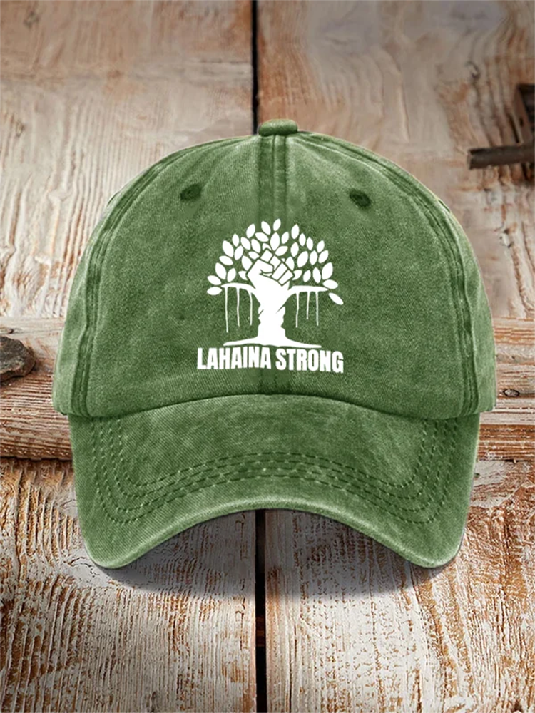 Lahaina Strong Printed Casual Cap