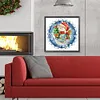>SALE<5D DIY Full Round Drill Diamond Painting Wreath Kit Home Decoration 30x30cm