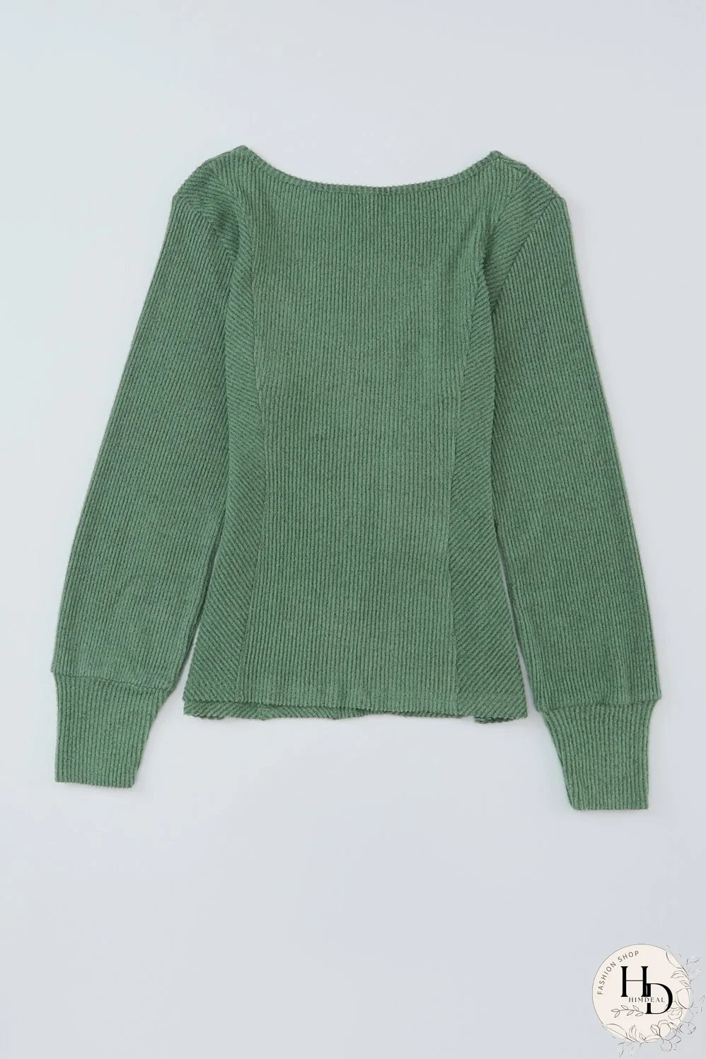 Spring Green Knit Top