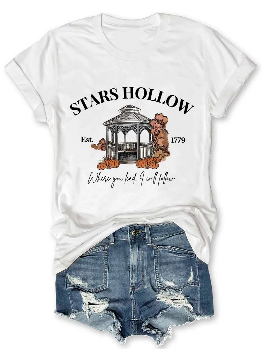 Stars Hollow Where You Lead I Will Follow T-shirt