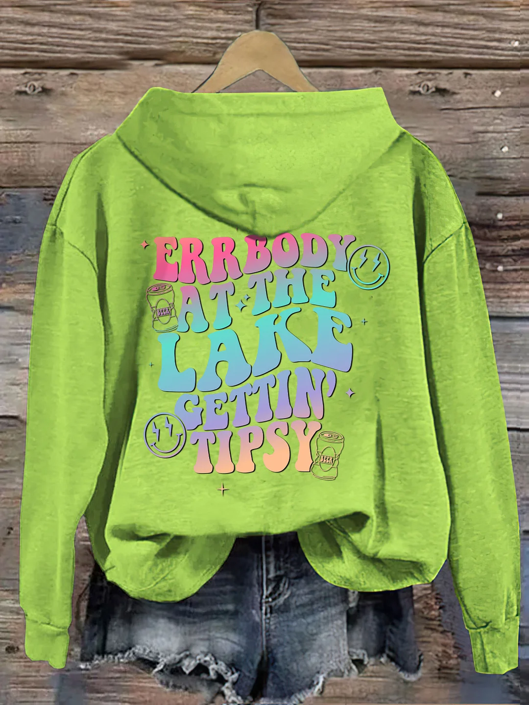 Errbody At The Lake Gettin Tipsy Hoodie