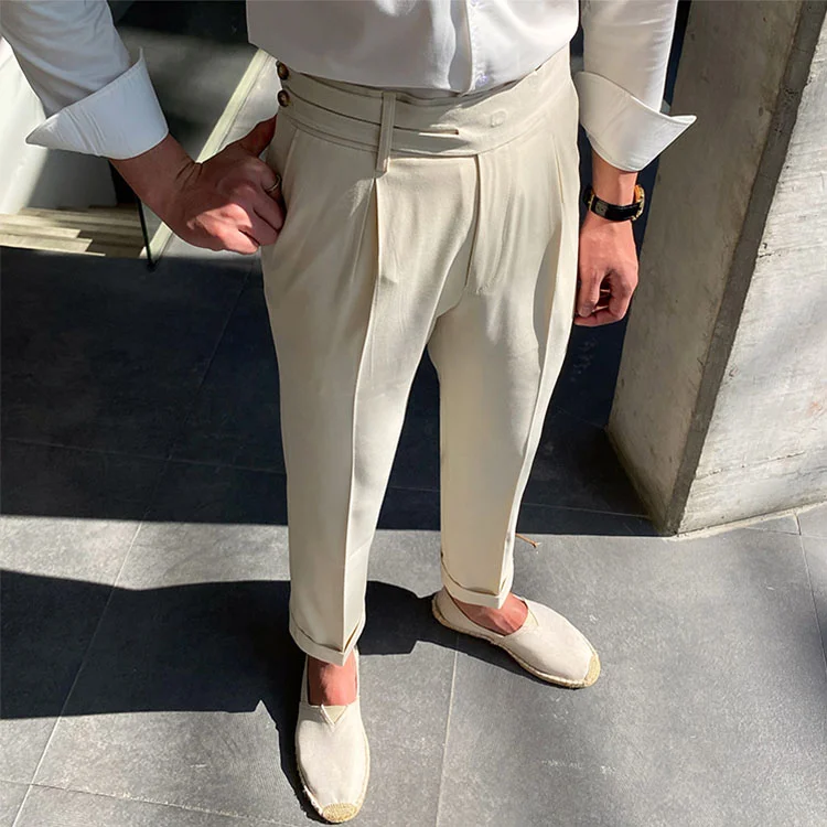 Gentleman comfortable vintage trousers
