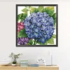 Hydrangea-14CT Stamped Cross Stitch-48*48cm(Brand)