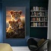 Tiger-11CT Stamped Cross Stitch 40*65cm(Big Size)