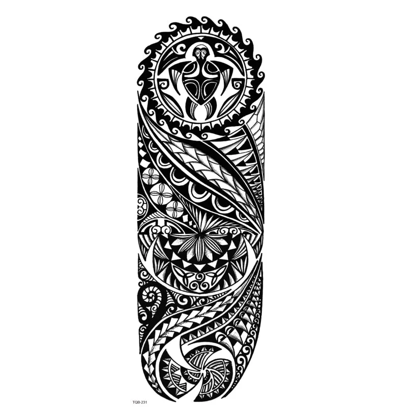 Fake Tattoo Dragon For Men Waterproof Sleeves Angel Tiger Snake Animal Stickers Waterproof Temporary Tattoos Skeleton Hand