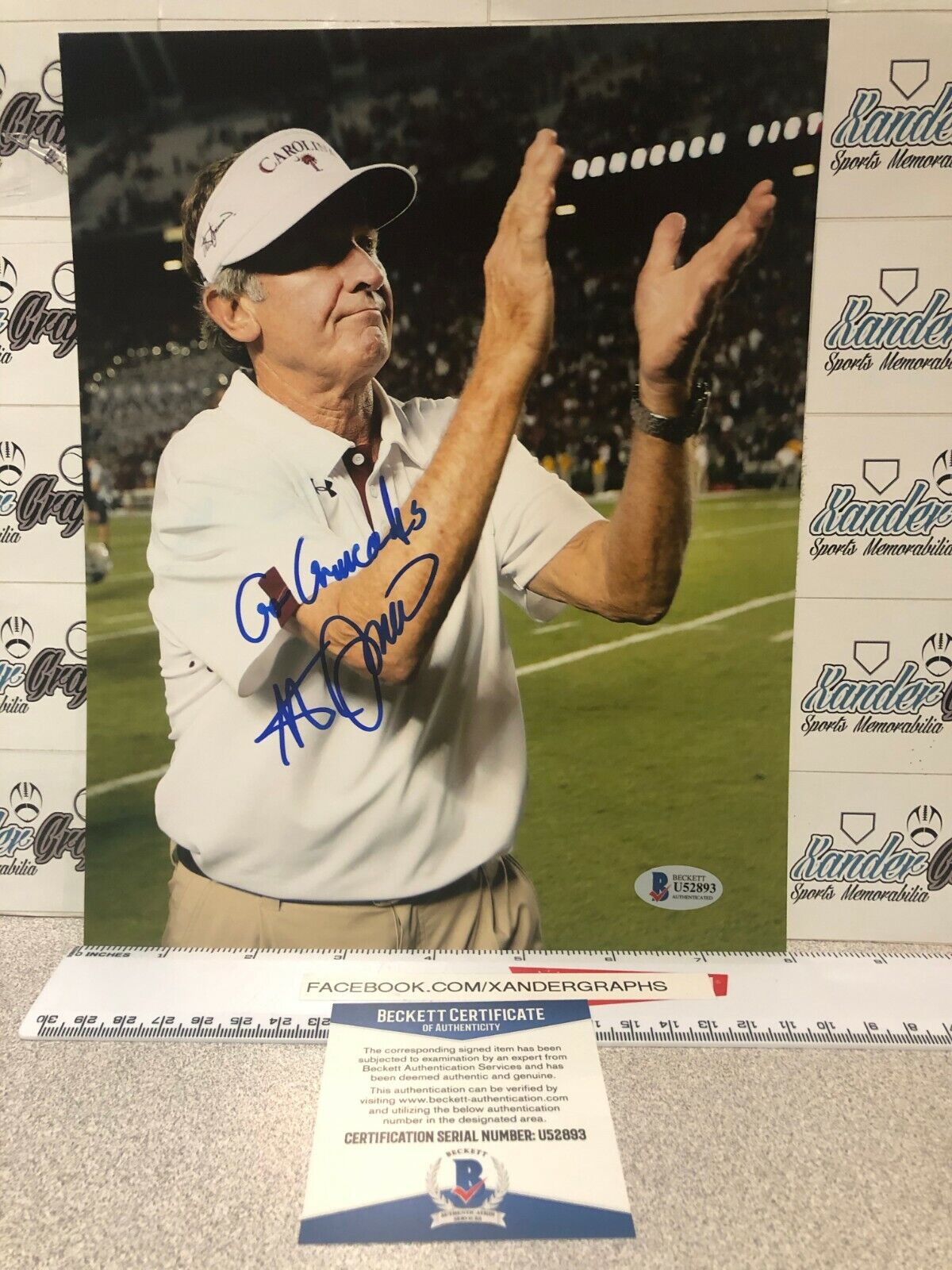 Pick (1) STEVE SPURRIER SIGNED AUTOGRAPHED 8X10 FOOTBALL Photo Poster painting-BECKETT BAS COA