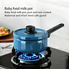Enameled Milk Pot Baby Food Cooker Infant Frying and Cooking All-in-One Household Soup and Instant Noodle Pot