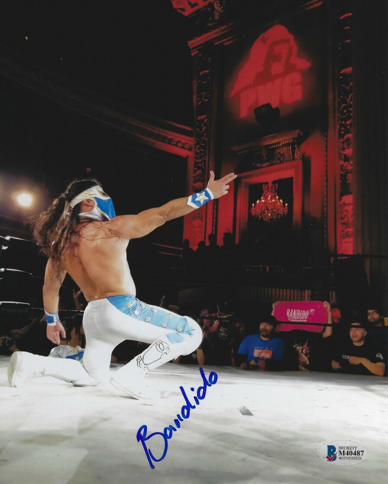 Bandido Signed 8x10 Photo Poster painting BAS Beckett COA All In ROH PWG BOLA Picture Autograph