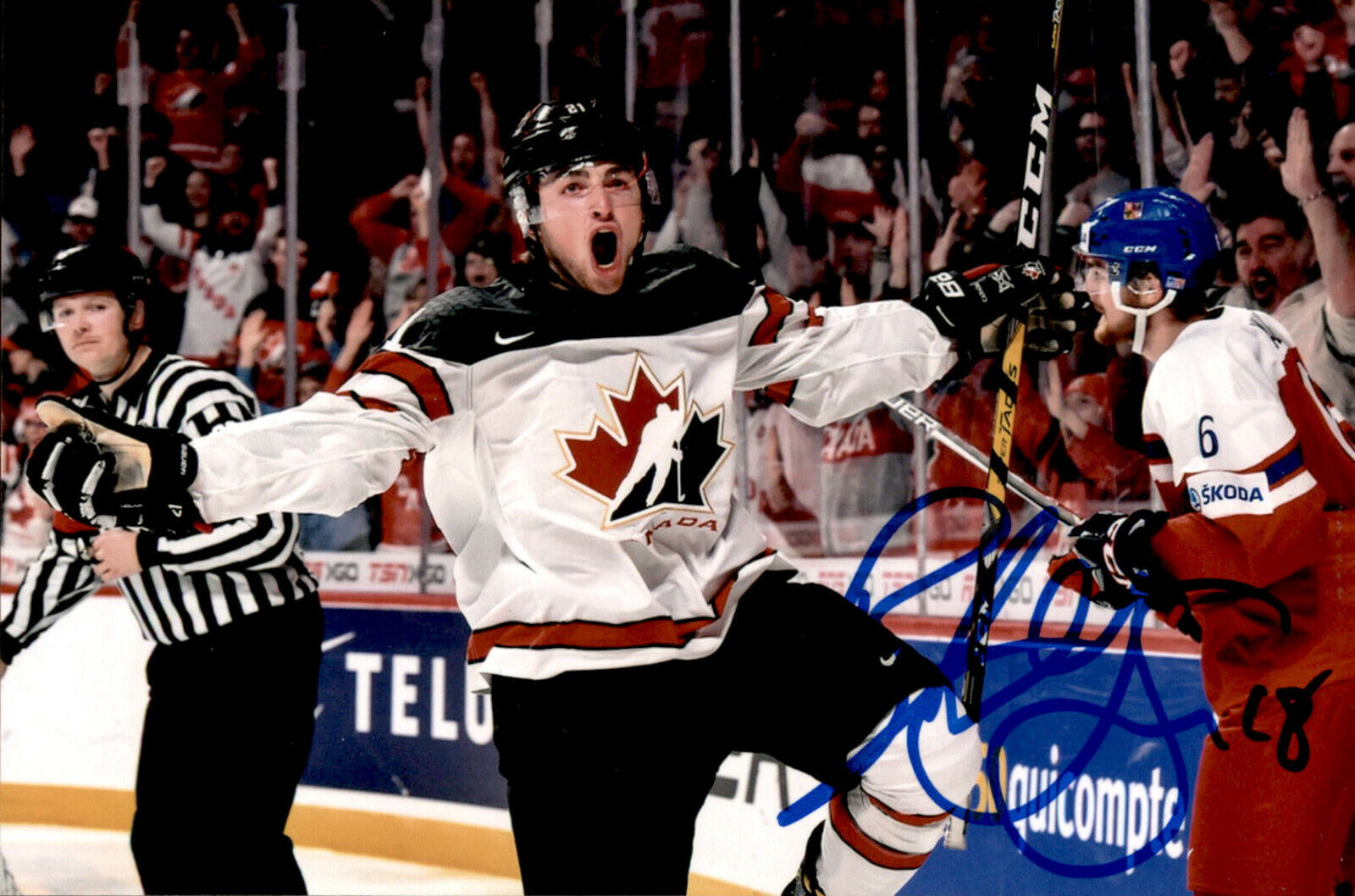 Blake Speers SIGNED autographed 4x6 Photo Poster painting NEW JERSEY DEVILS / TEAM CANADA #2