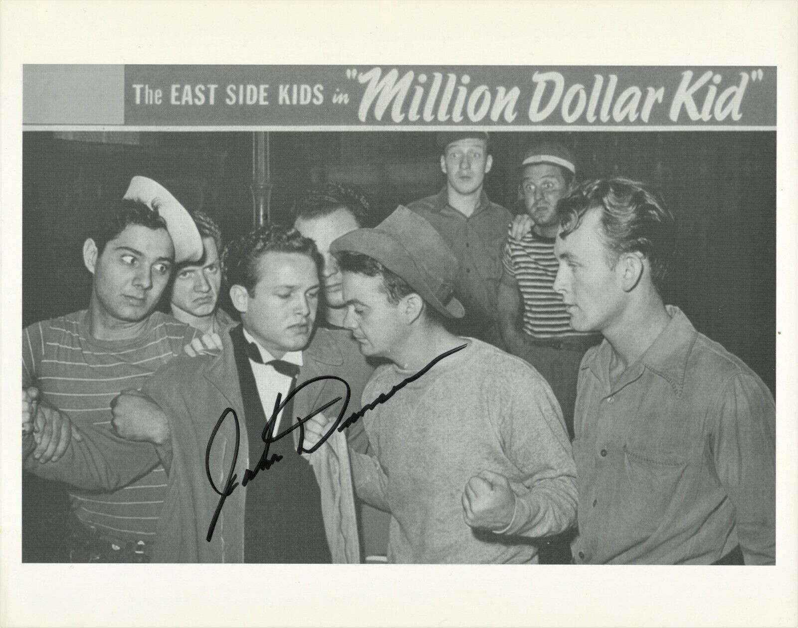 JOHNNY DUNCAN Signed Photo Poster painting - The East Side Kids